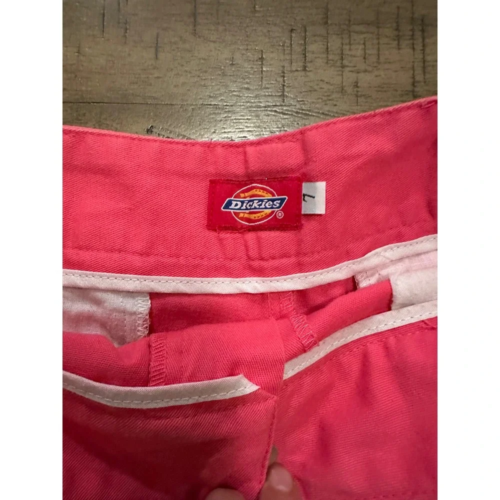 VINTAGE Y2K Dickies Girl Pink‎ Low-Rise Shorts - Made in USA